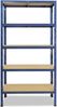 shelfplaza HOME 200x90x50 cm Schwerlastregal in blau mit 5 Böden und 175 kg Traglast pro Boden Bild 5