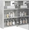 vidaXL Badezimmerspiegelschrank Beton Grau 33 x 11,5 x 50 cm 889218 Bild 3