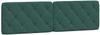 vidaXL Bett mit Matratze Dunkelgrün 180x200 cm Samt 3208673 Bild 5