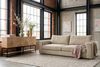 KAWOLA Sofa AMINA 3-Sitzer Stoff cremeweiß 82 x 101 x 228 cm Bild 5