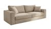 KAWOLA Sofa AMINA 3-Sitzer Stoff cremeweiß 82 x 101 x 228 cm Bild 3