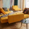 Splitback mit Armlehnen - Schlafsofa - Elegance Burned Curry Bild 3