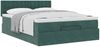 vidaXL Ottoman-Bett mit Matratze Dunkelgrün 140x190 cm Samt 3311918 Bild 5