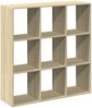vidaXL Raumteiler-Bücherregal Sonoma-Eiche 102x29x103,5 cm 858041 Bild 2