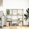vidaXL Raumteiler-Bücherregal Sonoma-Eiche 102x29x103,5 cm 858041 Bild 3