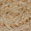 vidaXL Teppich Flechtmuster Jute 90 cm Rund 245342 Bild 4