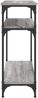 Konsolentisch, Beistelltisch, Konsole Grau Sonoma 75x29x75 cm Holzwerkstoff Bild 5