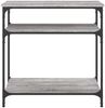 Konsolentisch, Beistelltisch, Konsole Grau Sonoma 75x29x75 cm Holzwerkstoff Bild 4