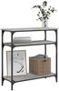 Konsolentisch, Beistelltisch, Konsole Grau Sonoma 75x29x75 cm Holzwerkstoff Bild 3