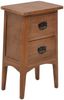 vidaXL Nachttisch Massivholz Tanne 40x29x68 cm Braun 246123 Bild 3