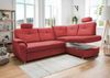 Ecksofa >Elli< in 3600 Mango rot, Mikrofaser - 264x92x180cm (BxHxT) Bild 3