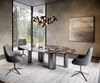 Esstisch Edge Oval 280x130 Keramik Iris FMG Agatablack Pilier Edelstahl Graphit Bild 5