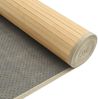 vidaXL Teppich Rechteckig Hell Natur 80x1000 cm Bambus 376933 Bild 5
