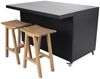 Barhocker Keros aus Teakholz, 45 x 32 x 65 cm Bild 4