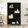 vidaXL Bücherregal Schwarz 80x31x137,5 cm Holzwerkstoff 848629 Bild 3