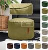 Green Bean® Sitzhocker aus Kunstleder - Pouf mit EPS Perlen Füllung - 43 x 30 cm - perfekte Ergänzung zum Sitzsack - verwelktes Grün Bild 2