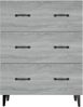 Sideboard, Kommode Grau Sonoma 69,5x34x90 cm Holzwerkstoff j1615p Bild 5
