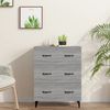 Sideboard, Kommode Grau Sonoma 69,5x34x90 cm Holzwerkstoff j1615p Bild 2