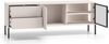 Selsey 'Barnee' - TV-Lowboard mit beleuchteter Glasvitrine, Kaschmirgrau, 160 cm Bild 4