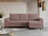 Wohnzimmersofa mit Schlaffunktion und Bettkasten - HUGO-Non - Rosa Boucle Bild 2