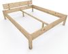Zirbenbett "Zirben-Liesl" 180 x 220 cm Holzbett Massivholzbett Bett Bild 2