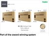 MEBLINI Schrankbett Bed Concept - BC-05 - 120x200cm Horizontal - Artisan Eiche - Wandbett mit Lattenrost - Klappbett mit Schrank - Wandklappbett - Murphy Bed - Bettschrank Bild 2
