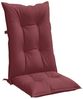 vidaXL Hochlehner-Auflagen 6 Stk. Melange Weinrot 120x50x7 cm Stoff 4002375 Bild 5