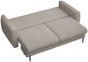 Selsey 'Rane' Sofa mit Schlaffunktion und Bouclé-Bezug, hellbraun, ca. 90 x 236 x 102 cm Bild 4