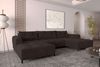 99rooms Massimo Wohnlandschaft Cordstoff POSO Braun mit Schlaffunktion Bild 3