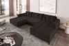 99rooms Massimo Wohnlandschaft Cordstoff POSO Braun mit Schlaffunktion Bild 4