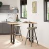 vidaXL Bartischbeine U-Form 2 Stk. Naturstahl 50x(100-101) cm Stahl 4013235 Bild 2