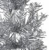 vidaXL Künstlicher Halb-Weihnachtsbaum Ständer Schlank Silbern 210 cm 344597 Bild 5