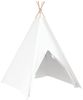 vidaXL Teepee Zelt Weiß 120 x 120 x 150 cm Stoff und Plastik 3385871 Bild 5