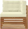 vidaXL Outdoor Ecksofa Massivholz Akazie Natur 900568 Bild 3