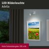 Paulmann 95574 LED Bilderleuchte Adelia Alu gebürstet 2700K Einzelleuchte Bild 4