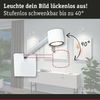 Paulmann 95574 LED Bilderleuchte Adelia Alu gebürstet 2700K Einzelleuchte Bild 3