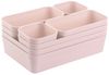 Engelland Schubladeneinsatz Schubladen-Organizer (Vorteils-Set, 8 St, individuelle Anordnung, passend für alle gängigen Schubladen), BPA-frei, spülmaschinengeeignet, gefrierschrankgeeignet Bild 4