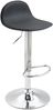 CLP 2er Set Barhocker Lana V2 Kunstleder drehbar und stufenlos verstellbar,schwarz chrom Bild 2