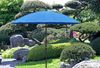 Sonnenschirm CABRERA Blau Ø 255 cm 24 Streben mit Handkurbel Bild 3