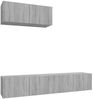 3-tlg. TV-Schrank-Set Grau Sonoma Holzwerkstoff [3114476] Bild 2