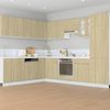 vidaXL Kühlumbauschrank Lyon Sonoma-Eiche 60x57x207 cm Holzwerkstoff 849626 Bild 3
