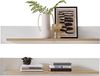 Stella Trading Memphis 2er Set Wandboard in Weiß, Artisan Eiche Optik FSC-Zertifiziert - Vielseitig einsetzbare Wandregale mit LED-Beleuchtung - 100 x 15 x 23 cm (B/H/T) Bild 4