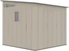 Vente-unique - ANTEVA Gartenhaus Harz GrauBeige - B 237 cm x H 230 cm x L 237 cm Bild 4