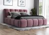 A&J MöbelLand 'Sonic' Polsterbett, Polyester, Rosa, 160 x 200, mit Matratze, mit Lattenrost, mit Bettkasten Bild 2