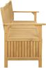 vidaXL Sitzbank mit Stauraum mit Tür 148 x 63 x 84 cm Massiv-Akazie 42026798 Bild 4