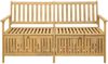 vidaXL Sitzbank mit Stauraum mit Tür 148 x 63 x 84 cm Massiv-Akazie 42026798 Bild 3