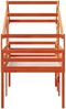 vidaXL Hochbett mit Dach Wachsbraun 90x190 cm Massivholz Kiefer 3281982 Bild 5