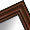 WANDStyle Wandspiegel H017 aus Massivholz in Nussbaum-Optik 60 x 70 cm im Stil Antik Bild 3