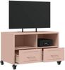 vidaXL TV-Schrank Rosa 68x39x43,5 cm Stahl 846699 Bild 5