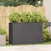 vidaXL Pflanzkübel Schwarz 120x40x80 cm Kaltgewalzter Stahl 860717 Bild 3